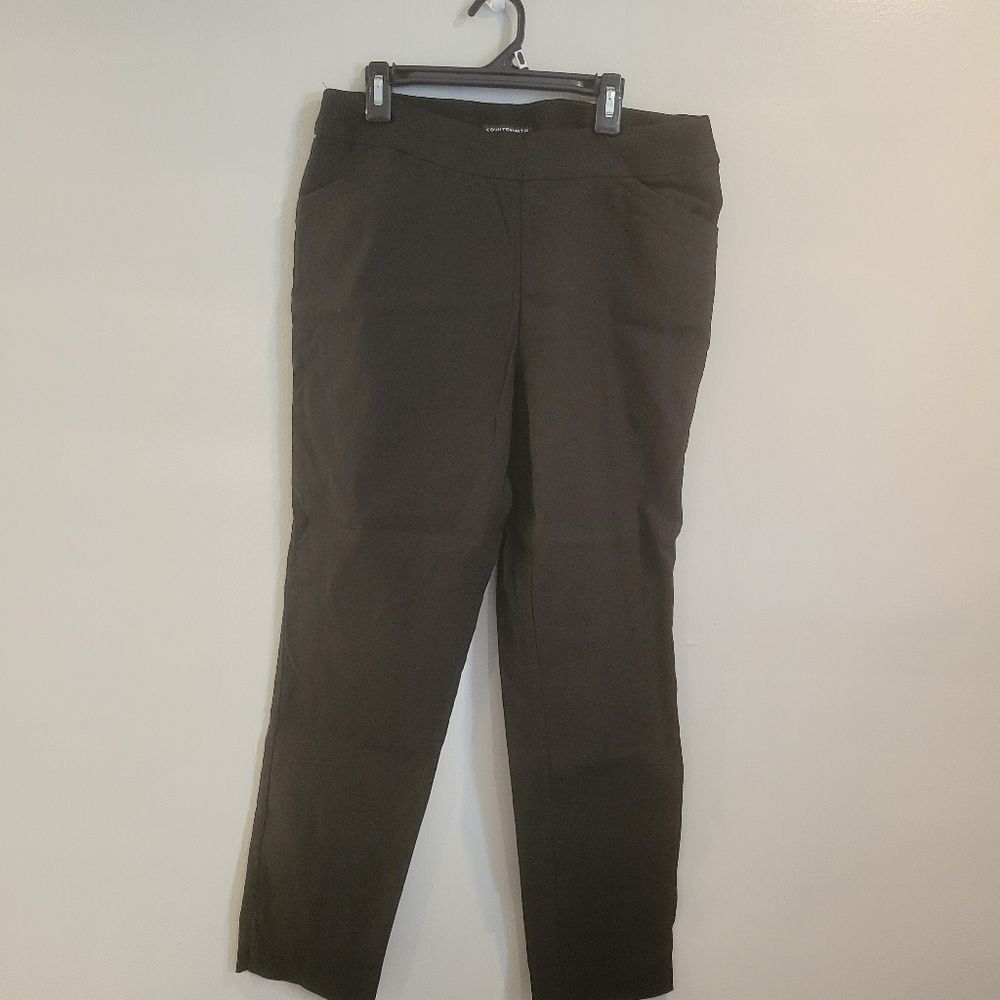 Counterparts Luxe Stretch Black Pull On Dress Pants Size 10